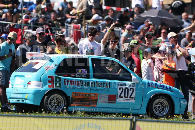 FIA European Hill Climb Championship – Rechberg 2026 | FIA European Hill Climb Championship at Rechberg, held from 24 to 26 April 2026 near Tulwitz, Styria, Austria. The image shows Martin BAUER (AUT) Citroen Saxo VTS.