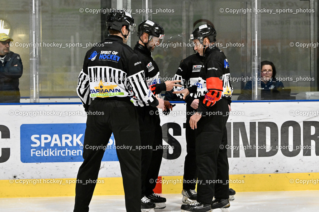 ESC SPARKASSE STEINDORF vs. EHC Althofen | Puff Wolfgang Referee, Ettlmayr Timo Referee, DREIER Alexander Referee, Frieser Alexander Referee, ESC SPARKASSE STEINDORF vs. EHC Althofen, ESC SPARKASSE STEINDORF vs. EHC Althofen am 06.03.2026 in Steindorf (Ossiachersee Halle), Austria, (Photo by Bernd Stefan)