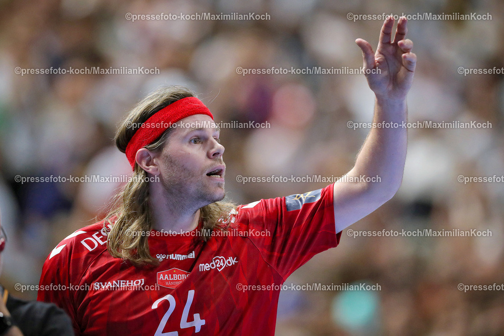 KoeEHF09062402041 | 09.06.2024, Köln, Handball, TruckScout24 EHF FINAL4, Machineseeker Champions League Men, Lanxess-Arena, Finale, Aalborg Handbold - FC Barcelona: Mikkel Hansen (Aalborg Handbold)