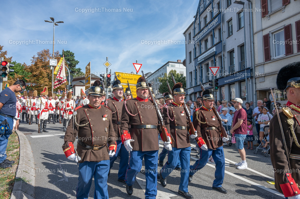 19_Winzerfestumzug-Bensheim | bbe, Bensheim, Winzerfestunmzug 2025, Bürgerwache Ehingen, ,, Bild: Thomas Neu