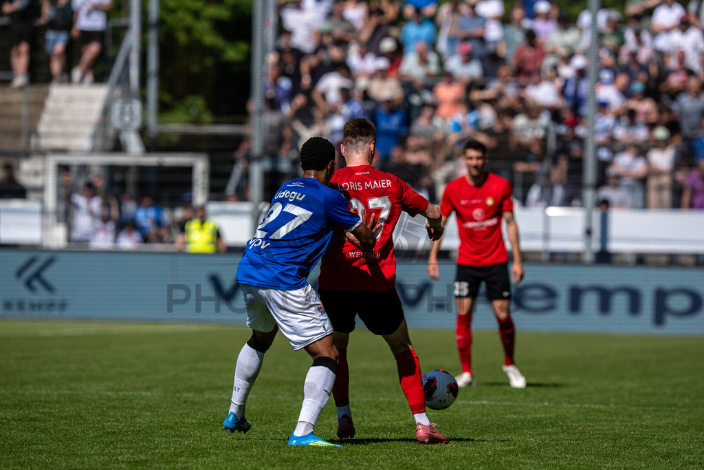Stuttgarter Kickers vs. SG Sonnenhof Großaspach, Fussball, WFV-Pokal, Finale, 23.05.2026 | Loris Maier (SG Sonnenhof Großaspach, #27),Stuttgarter Kickers vs. SG Sonnenhof Großaspach, Fussball, WFV-Pokal, Finale, 23.05.2026