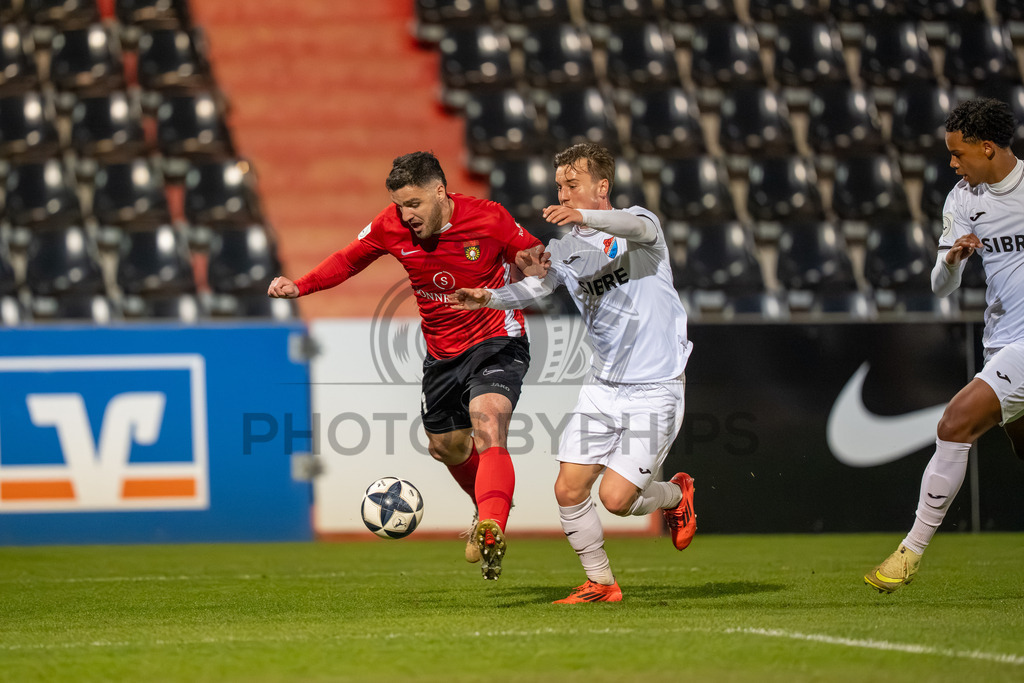 SG Sonnenhof Grossaspach vs. TSV Steinbach Haiger, Fussball, Regionalliga Suedwest, 25. Spieltag, 20.03.2026 | Michael Kleinschrodt (SG Sonnenhof Großaspach, #11),SG Sonnenhof Grossaspach vs. TSV Steinbach Haiger, Fussball, Regionalliga Suedwest, 25. Spieltag, 20.03.2026Foto: photosbyphips/Philip Ziegler