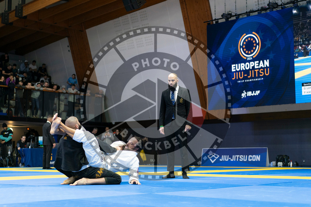 20240119PBB2870 | Fighters compete during the IBJJF European Championship in Paris, France, on January 19, 2024.