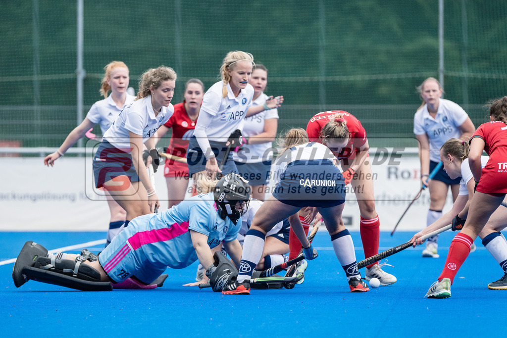 HK_20230923_104588 | 2. Bundesliga Damen Crefelder HTC - Hannover 78 am 23.9.2023 CHTC, Krefeld , Carla Mauersberg Torfrau ( Hannover 78 #78 )