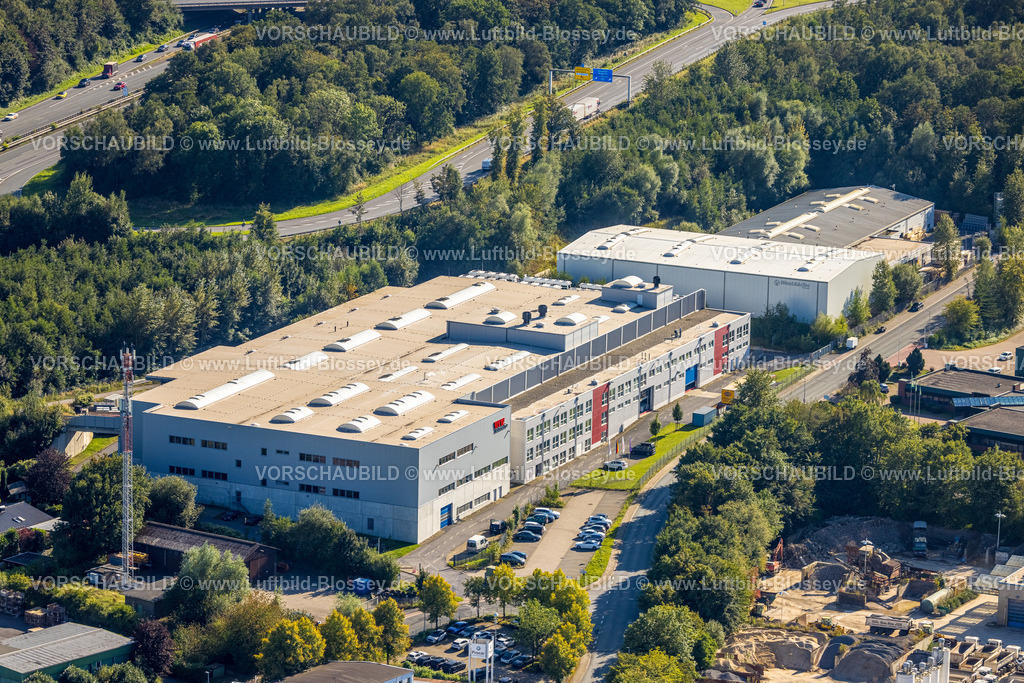 Sprockhoevel240811334Hasslinghausen | Luftbild, WkW Automotive Firmengebäude und WestAlutec GmbH, Eichenhofer Weg, Halloh, Sprockhövel, Ruhrgebiet, Nordrhein-Westfalen, Deutschland
