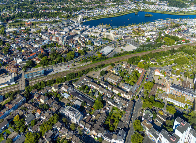 Dortmund240804242 | Luftbild, Phoenix See Gesamtansicht, Hafen und Wohngebiet mit Einfamilienhäusern rund um den See, Ortsansicht Hörde, Dortmund, Ruhrgebiet, Nordrhein-Westfalen, Deutschland