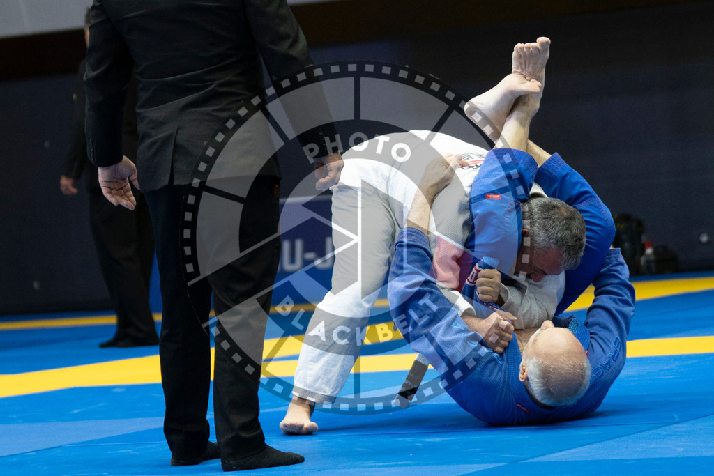 20240119PBB3481 | Fighters compete during the IBJJF European Championship in Paris, France, on January 19, 2024.
