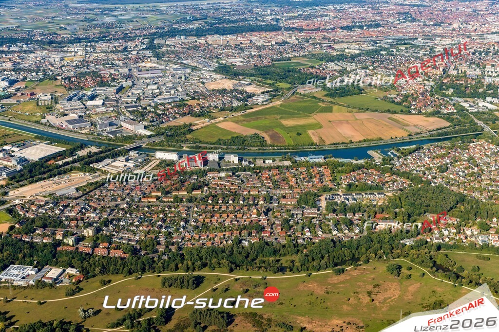 Gebersdorf Nürnberg Bild- Das Luftbild wurde 2025 vom UL-Flugzeug heraus erstellt ( keine Drohne ) - Hochauflösende Luftaufnahme -Nicht vergleichbar mit Google Maps oder Satelittenbilder- Die Geschenkidee !Mit Lizenz und Bildrechte bestellbar