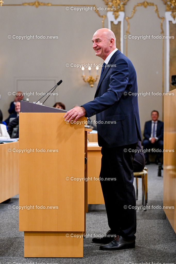 Landhaus Linz_ Promenade_ Landtagssitzung_ 24.10.2024-36 | 24.10.2024, Landhaus Linz AUT, Promenade, Landtagssitzung, im Bild LR Christian Doerfel (VP)