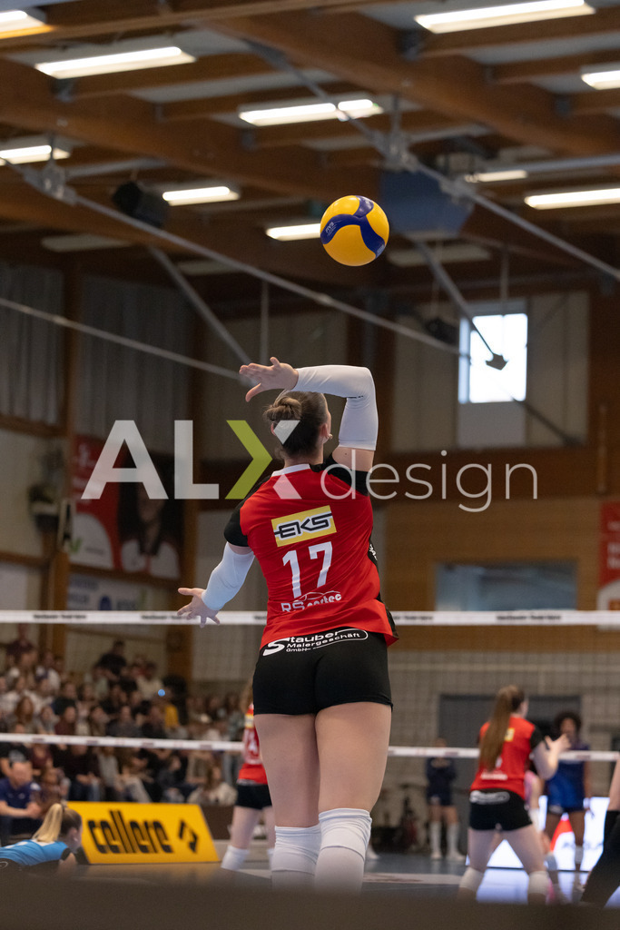 Volleyball I Frauen I Saison 2025-2026 I Volleyball NLA | Women I 1/2 Finals I  VC Kanti Schaffhausen - Sm'Aesch Pfeffingen I 22.03.2026 | 17 Leana Zuvic (CH) (VC Kanti Schaffhausen) - Aussen - Realisiert mit Pictrs.com