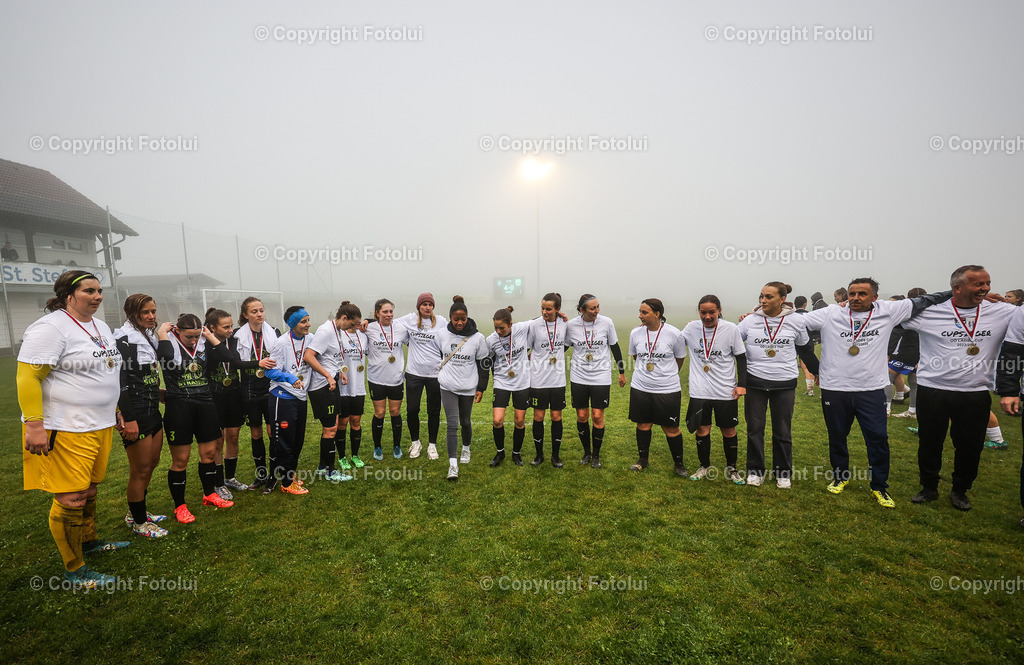 A-BINDER_20240601_0083 | St.Stefan,AUSTRIA,01.June.24 - SOCCER - Zaunergroup OOE Ladies Cuo, LASK vs FCPS. Image shows the rejoicing of Kematen.Photo: Sportmediapics.com/ Manfred Binder