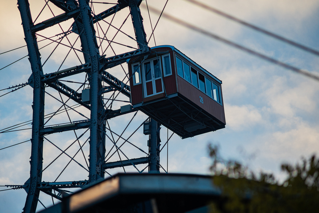 Wiener Riesenrad | Fotografie, Kärnten, Kunst, Wolfsberg, Lavanttal, mawe_gallery, Lodiaut_Photography, Wandbild, Poster, Posterdruck, Leinwand, Leinwanddruck - Realisiert mit Pictrs.com