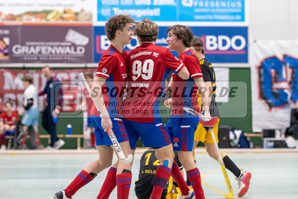 SFE_20230305_0037 | Deutsche Meisterschaft Männliche U16 Halle 2023 am 05.03.2023 in Köln (KTHC Stadion Rot-Weiss Köln Tennis and Hockey Club), Photo: Stephan Fehrmann 2022 (Sports-Gallery)