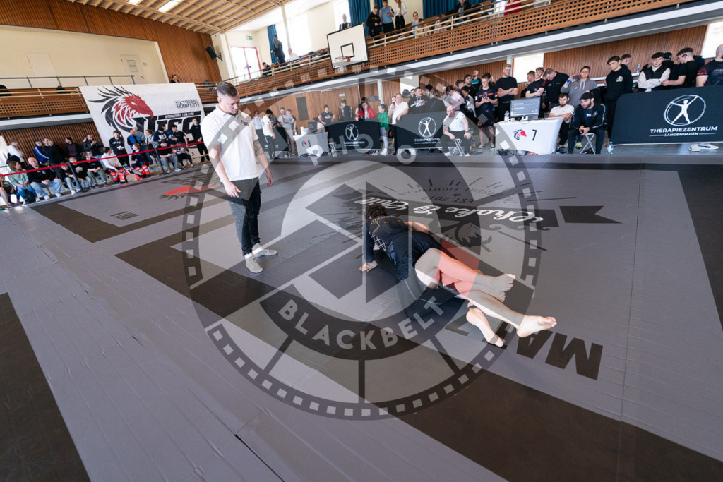 20250329PBB1491 | Fighters compete during the International Luta Livre (ILLCS) Germany IX Spring 2025 Competition spring on March 29, 2025 in Hannover, Germany.© Chiara Dazi
