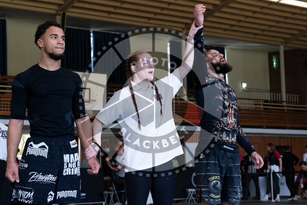 20250329PBB1199 | Fighters compete during the International Luta Livre (ILLCS) Germany IX Spring 2025 Competition spring on March 29, 2025 in Hannover, Germany.© Chiara Dazi