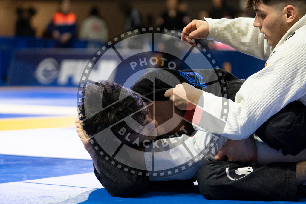 20240119PBB0141 | Fighters compete during the IBJJF European Championship in Paris, France, on January 19, 2024.