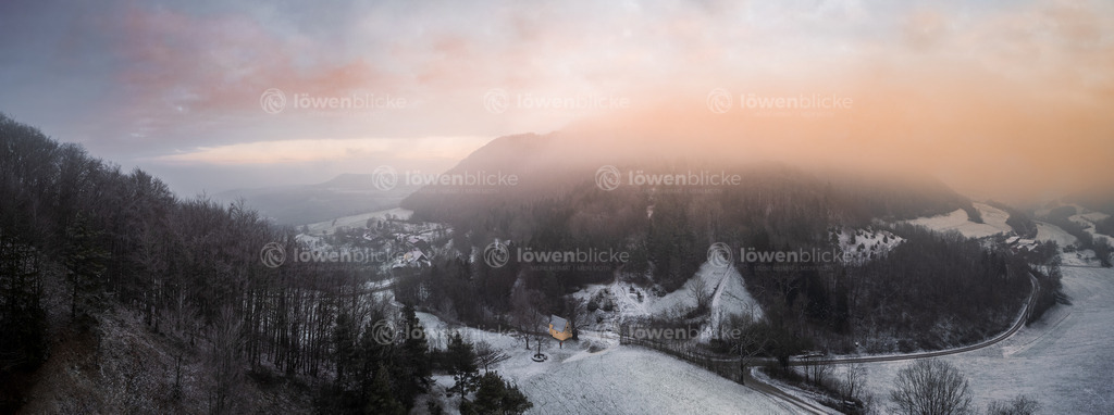 Reiterleskapelle bei Tannweiler am frühen Morgen | löwenblicke | shop