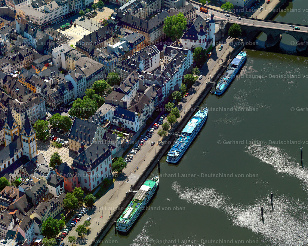 3114720 | Schiffsanleger auf der Mosel bei Koblenz