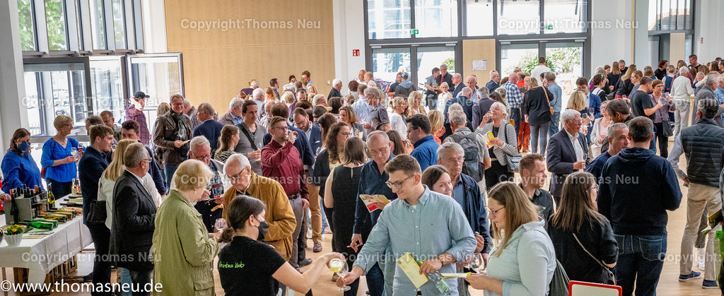 DSC_8186 | Der Bergsträßer Weintreff ist traditionell die Auftaktveranstaltung für den Bergsträßer Weinfrühling. Alljährlich April  bietet der Weintreff im Bürgerhaus Bensheim die einmalige Gelegenheit, fast 170 Bergsträßer Weine, Seccos und Sekte von 19 Weinbaubetrieben an einem Ort zu probieren. Nahezu alle Bergsträßer Betriebe sind vertreten und bieten ihre Spezialitäten an. Bild: Thomas Neu