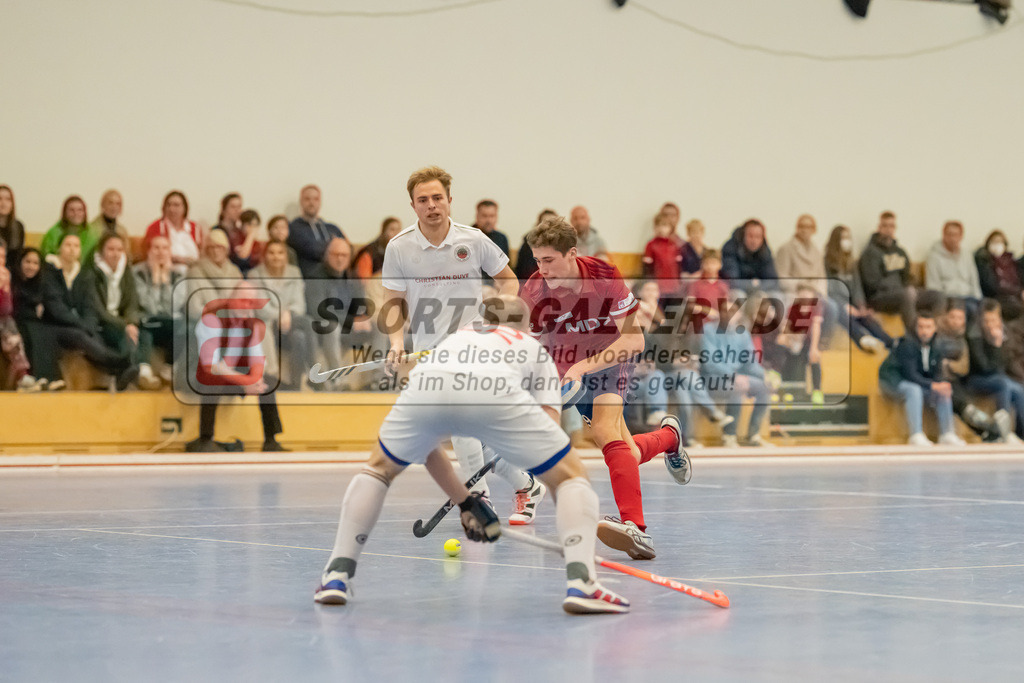 HK_20230107_102309 | 1. Bundesliga ( Halle ) Herren Düsseldorfer HC -  Crefelder HTC am 7.1.2023 Düsseldorfer HC, Düsseldorf , Maksymilian Wyndham-Smith ( Düsseldorfer HC #9 )