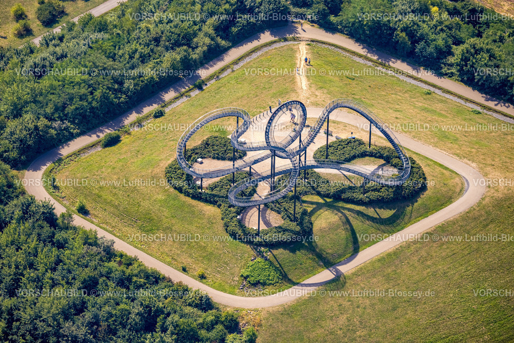 Duisburg220701262 | Luftbild, Tiger and Turtle - Magic Mountain Sehenswürdigkeit, Heinrich-Hildebrand-Höhe, Wanheim-Angerhausen, Duisburg, Ruhrgebiet, Nordrhein-Westfalen, Deutschland