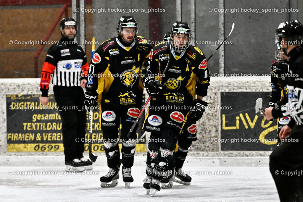 MET PHOTOVOLTAIK HORNETS SPITTAL vs. 1. EHC ALTHOFEN | Jubel Hornets Spittal, #8 Komar Luca EC Hornets Spittal, #47 Kohlmaier Luca EC Hornets Spittal, MET PHOTOVOLTAIK HORNETS SPITTAL vs. 1. EHC ALTHOFEN, MET PHOTOVOLTAIK HORNETS SPITTAL vs. 1. EHC ALTHOFEN am 10.01.2026 in Spittal an der Drau (Eissportzentrum Spittal), Austria, (Photo by Bernd Stefan)