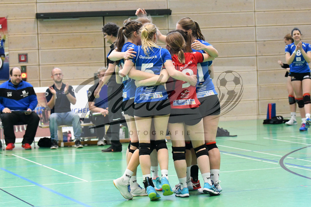20200202_VCOOTB_0109 | Volleyball, Frauen:   waehrend des Spiels der Regionalliga NordWest zwischen VC Osnabrueck und Oldenburger TB in der Schlosswall-Halle am 02.02.2020 in Osnabrueck, Deutschland. - Realisiert mit Pictrs.com