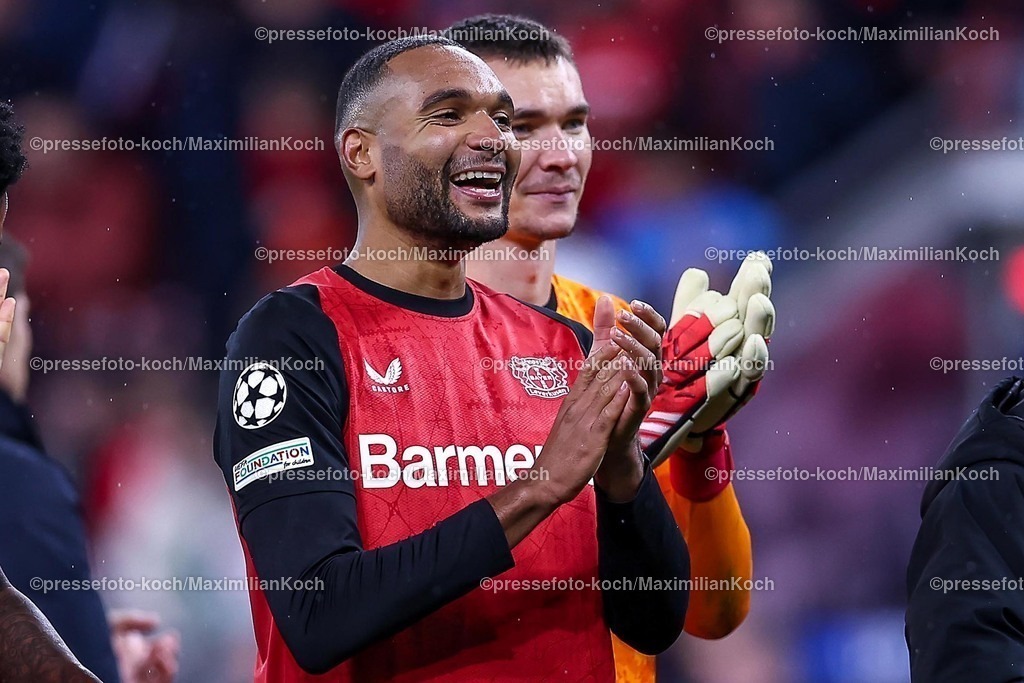 UCL29012502314 | 29.01.2025, Fußball, Bayer 04 Leverkusen - AC Sparta Prag, UEFA Champions League, 8. Spieltag, BayArena, Saison 2024 2025: Jonathan Tah (Bayer04 Leverkusen #4)