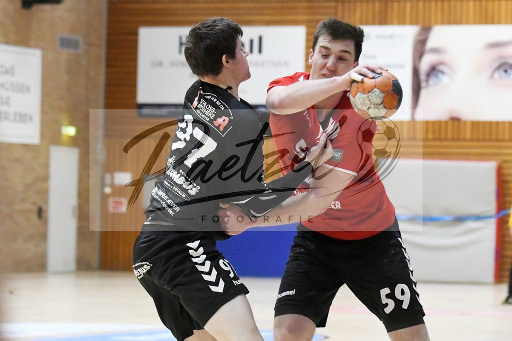 20200125_HSGHGJ_0040 | Handball, Herren:   beim Spiel der Landesliga zwischen HSG Osnabrück vs. HG Jever/Schortens am 25.01.2020 in der OSC-Halle in Osnabrück, Deutschland.(Foto von Nico Paetzel) - Realisiert mit Pictrs.com