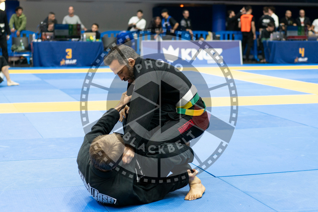 20240119PBB2842 | Fighters compete during the IBJJF European Championship in Paris, France, on January 19, 2024.
