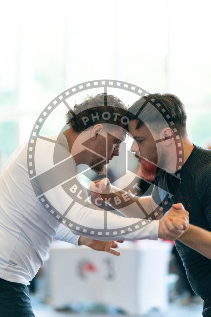 20240608PBB00228 | Fighters compete during the ILLCS VII summer edition luta livre competition in Hannover, Germany, on June 8, 2024.