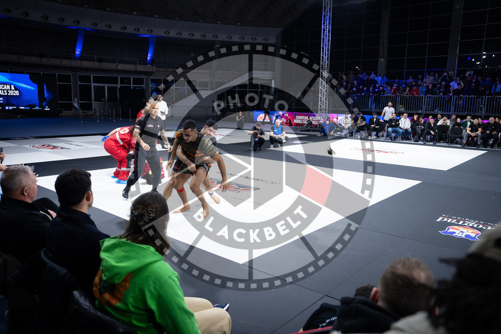20260215PBB9458 | Fighters compete during the ADCC European Trials competition day 2 in Belgrade, Serbia, on February 15, 2026.