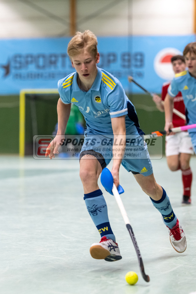 SFE_20230305_0019 | Deutsche Meisterschaft Männliche U16 Halle 2023 am 05.03.2023 in Köln (KTHC Stadion Rot-Weiss Köln Tennis and Hockey Club), Photo: Stephan Fehrmann 2022 (Sports-Gallery)