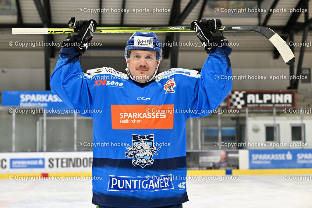 ESC Steindorf Sparkasse Feldkirchen Shooting | #64 Stichauner Fabian, ESC Steindorf Sparkasse Feldkirchen Shooting, ESC Steindorf Sparkasse Feldkirchen Shooting am 24.10.2025 in Steindorf (Ossiachersee Halle), Austria, (Photo by Bernd Stefan)