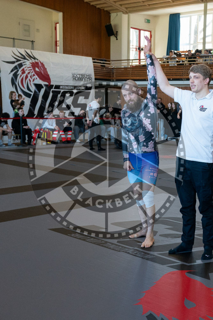 20250329PBB3627 | Fighters compete during the International Luta Livre (ILLCS) Germany IX Spring 2025 Competition spring on March 29, 2025 in Hannover, Germany.© Chiara Dazi