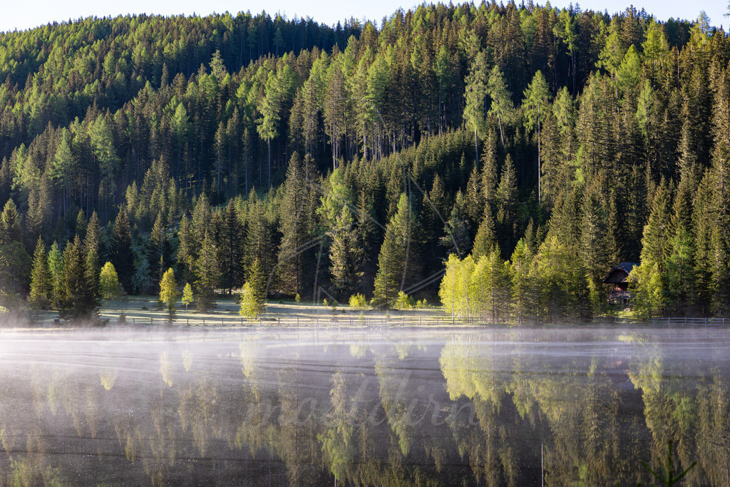 Morgenstimmung Prebersee | Bei Veröffentlichung des Bildes ist eine Namensnennung wie folgt erforderlich: 
Foto: Mostdirn Irmgard Wieser - Realisiert mit Pictrs.com
