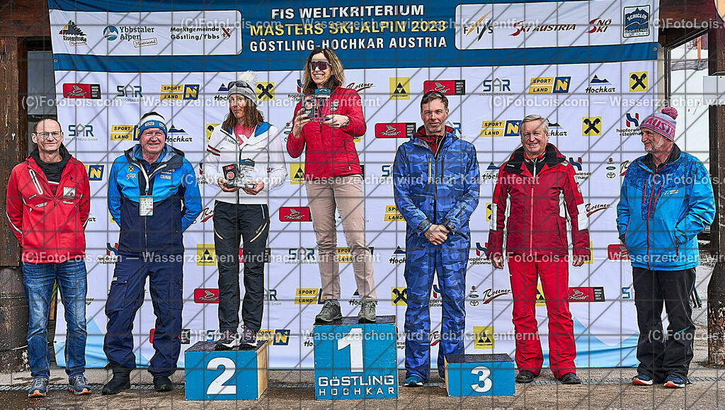 ALP1409_FMC-GS_Kat-C_Siegerehrung | (C)FotoLois.com, Alois Spandl, FIS Masters Cup Ski Alpin 2023 Hochkar, GiantSlalom-Kategorie A-B-C, Fr 24. März 2023.
