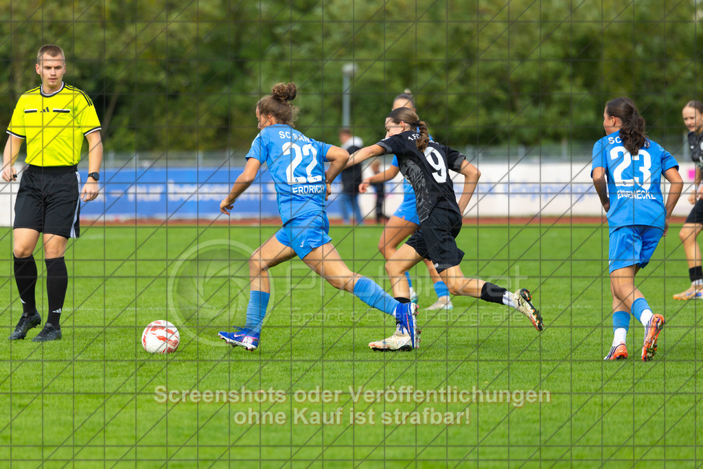 20261010_141408_0575_(c)_by_PhotoPeet | #,1.FC Donzdorf (schwarz) vs. SC Sand (blau), Fußball, EnBW-Oberliga B -Juniorinnen, 05. Spieltag, Saison 2026/2027, Rasenplatz Lautertal Stadion, Süßener Straße 16, 73072 Donzdorf, 10.10.2026 - 14:00 Uhr,Foto: PhotoPeet / Sport- &amp; Eventfotografie / Peter Harich