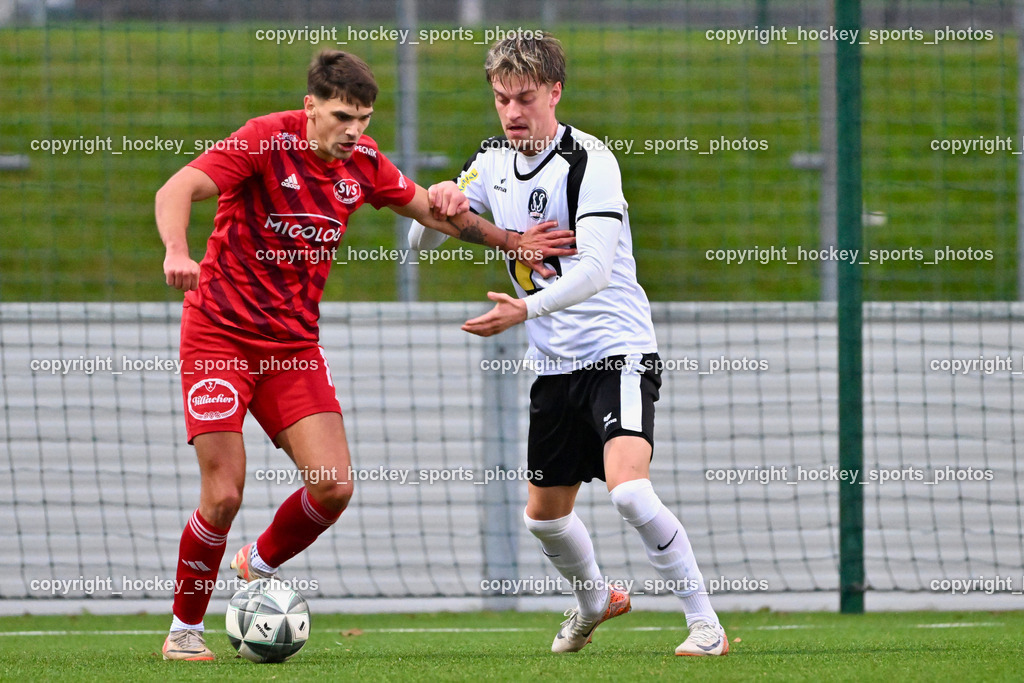 SV Spittal 1921 vs. SV St. Jakob  | #19 Matic Ahacic St.Jakob, #10 Adrian Steurer SV Spittal, SV Spittal 1921 vs. SV St. Jakob , SV Spittal 1921 vs. SV St. Jakob  am 20.09.2024 in Spittal an der Drau (Goldeck Stadion), Austria, (Photo by Bernd Stefan)