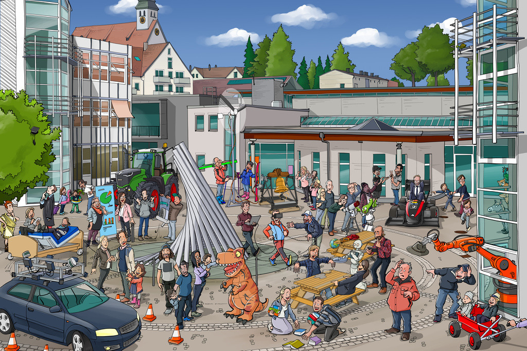 Kempten-Wimmelbild-Hochschule-schanz-partner | Schanz & Partner - Realisiert mit Pictrs.com