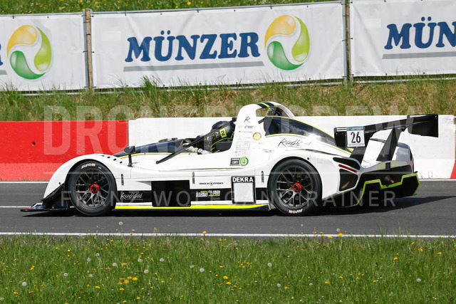 Rechberg Hill Climb 2025 – FIA European Hill Climb Championship | Rechberg Hill Climb 2025, part of the FIA European Hill Climb Championship. High-speed racing action, mountain scenery, atmosphere and pure motorsport passion captured in detail. The image shows Juergen FROMMKNECHT (GER) Radical SR3 RSX Suzuki.          
