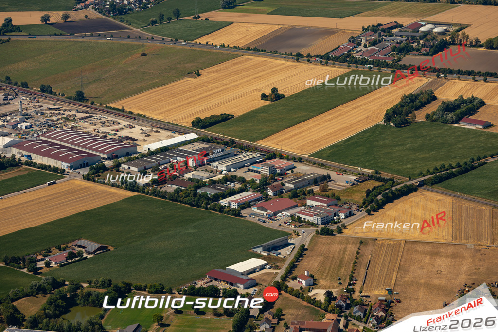 Die Luftaufnahme Herbertshofen - Meitingen wurde 2022 vom Flugzeug aus (keine Drohne) erstellt. Hohe Auflösung -für große Poster und Wandbilder geeignet - Garantiert!