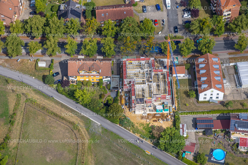 Hamm250700673Mitte | Luftbild, Baustelle mit Neubau an der Marker Allee, Mitte, Hamm, Ruhrgebiet, Nordrhein-Westfalen, Deutschland