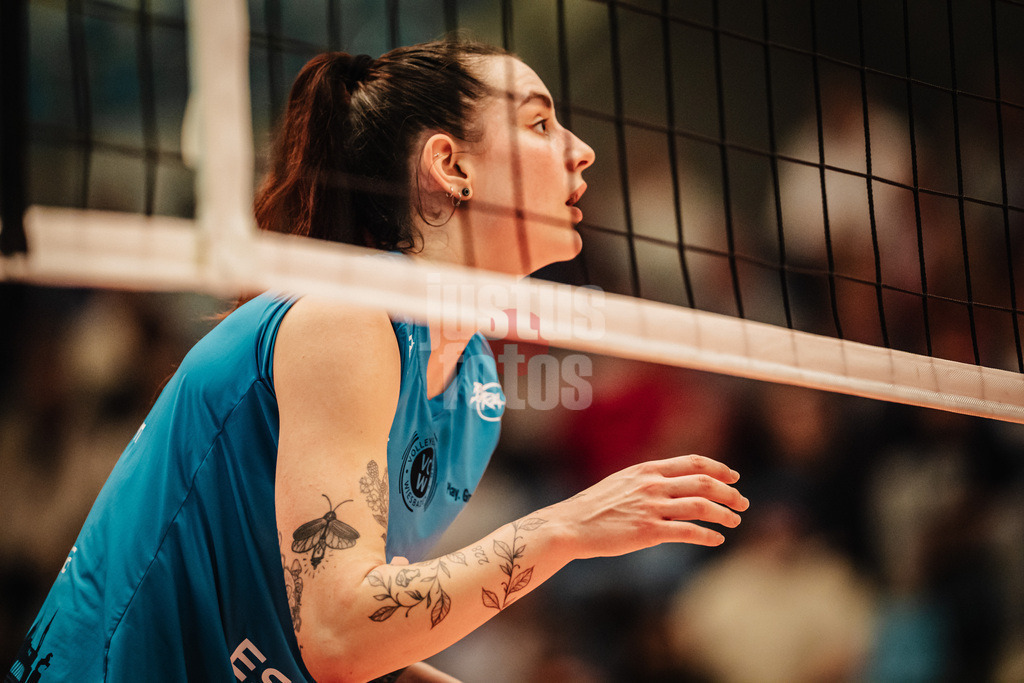 Volleyball | Frauen | Saison 2025/2026 | Volleyball Bundesliga | ETV Hamburger Volksbank Volleys vs. VC Wiesbaden | 14.03.2026 | Jimena Fernandez Gayoso (#22, VC Wiesbaden)