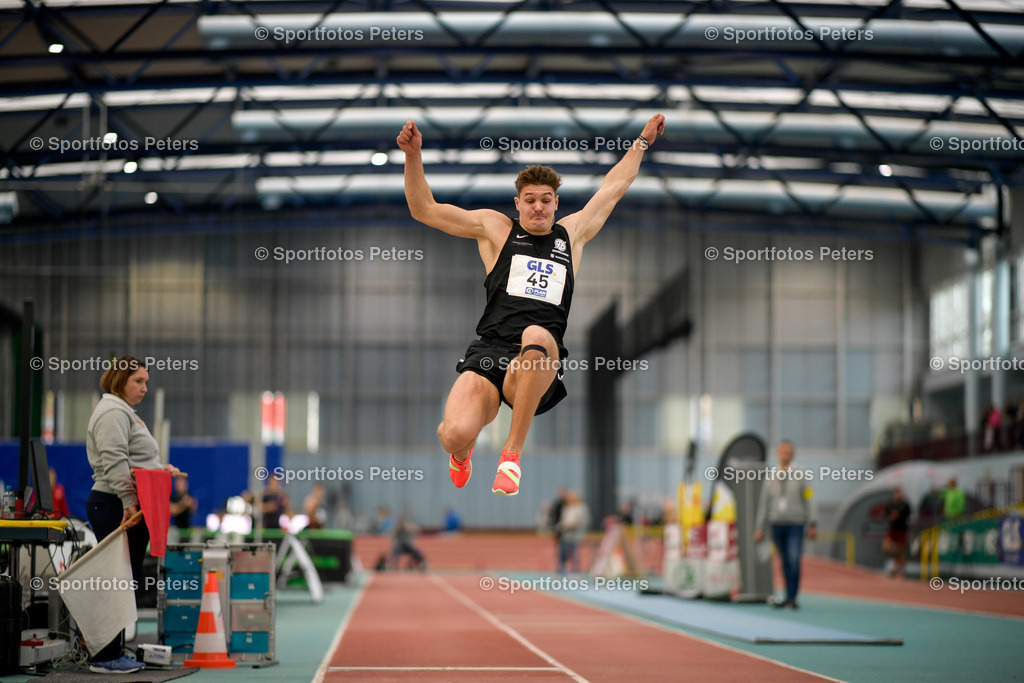250208_xkaix_DM Mehrkampf_5 | 08.02.2025, xkaix, Leichtathletik 20. Deutsche Meisterschaften, Mehrkampf Halle v.l. Marcel Meyer (Hannover 96) - Realisiert mit Pictrs.com