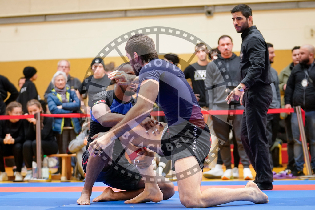 20240203PBB08117 | Fighters compete during the Brazilian Jiu-Jitsu Championship of the AJP Tour in Maintal by Frankfurt am Main, Germany, on February 2, 2024.