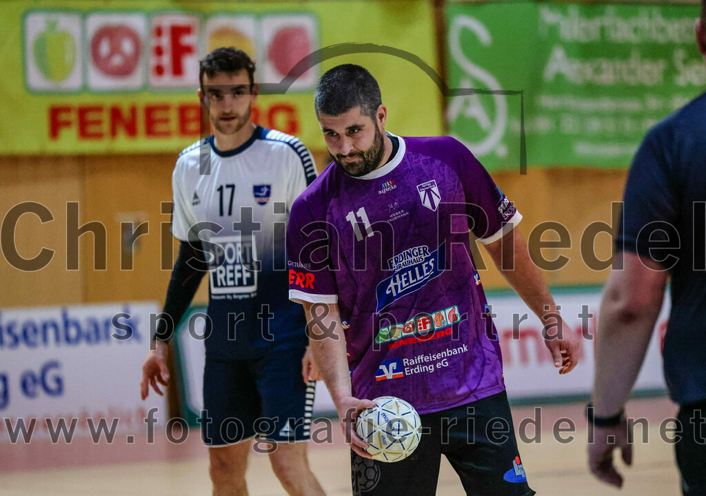 2023-11-11_090_SpVgg_Altenerding_gegen_HC_Donau-Paar | Erding, Deutschland, 11.11.2023:
Handball, Bezirksoberliga Männer 2023 / 2024, 7. Spieltag, SpVgg Altenerding gegen HC Donau/Paar, Endergebnis: 44:32

Christian Loris (SpVgg Altenerding, #11)

Foto: Christian Riedel / fotografie-riedel.net
