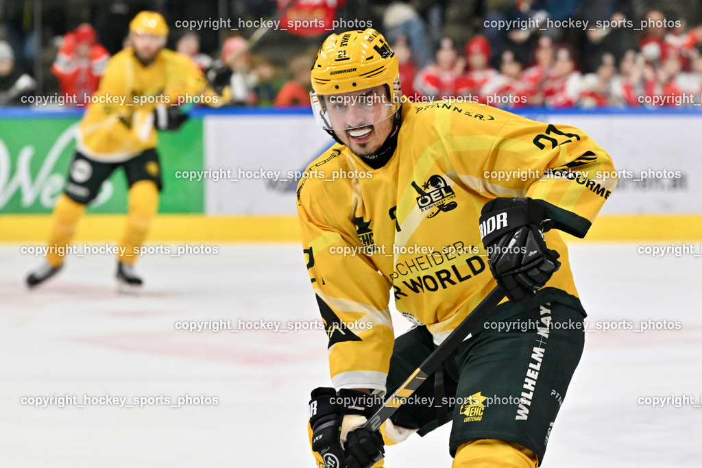 KSV KÄNGURUS vs. EHC Lustenau | #21 Haberl Lucas EHC Lustenau, KSV KÄNGURUS vs. EHC Lustenau, KSV KÄNGURUS vs. EHC Lustenau am 14.03.2026 in Kapfenberg (Sportzentrum Kapfenberg), Austria, (Photo by Bernd Stefan)