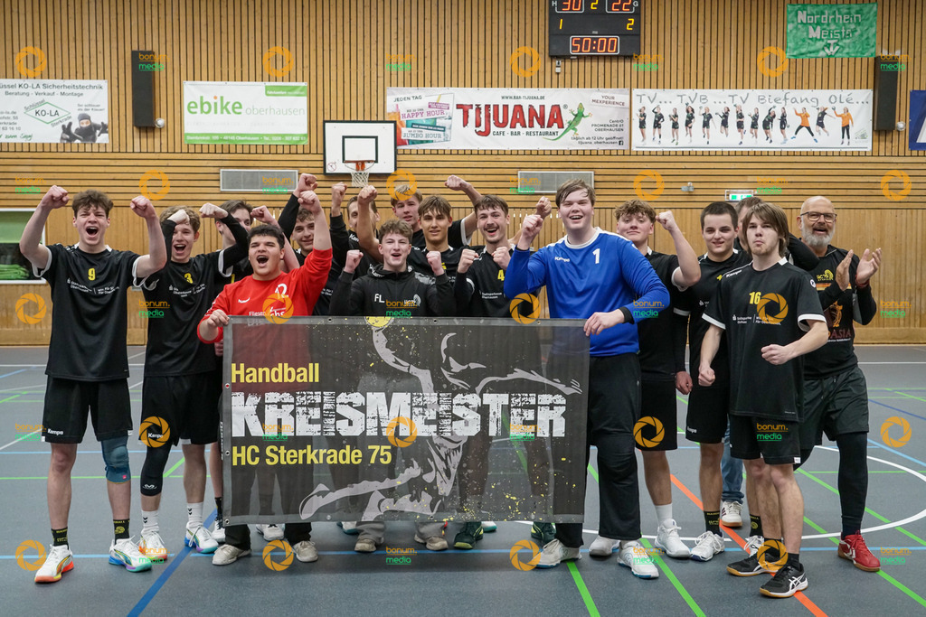 HC Sterkrade 75 B-Jugend vs HSG Duisburg-Süd B-Jugend - Regionsoberliga männliche Jugend B 15.03.2026 | Foto: Daniel Böhm | bonum.media - Realisiert mit Pictrs.com