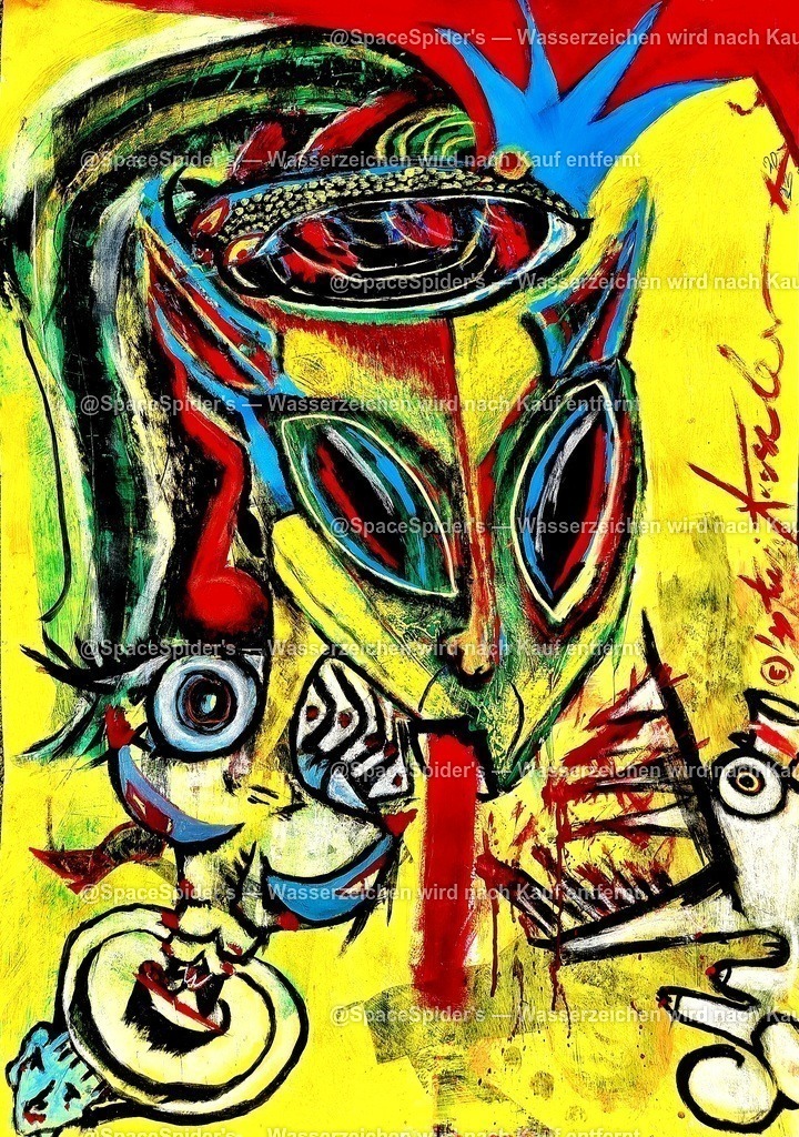 "MANN MIT HUT" | Dieses Bild stellt die verborgene reale Parallelwelt der heutigen Gesellschaft dar, die brutale sexuelle Gewalt. 

"MANN MIT HUT"
DIE UNGEZÜGELTE ARCHAISCHE FANTASIE IN DEN KÖPFEN ...







Die Perversion der Macht; Auge links/Schulter-Symbolisiert, das Auge der Gesellschaft, das gleichzeitig hin- und wegschaut.
Die Brüste auf der linken Schulter symbolisieren Besessenheit/Triebe.
Die Note als Ohr symbolisiert die musische Natur des weiblichen.
Der Koi auf dem Kopf symbolisiert die Gefangenschaft und Unterdrückung des Weiblichen,
das nicht aus eigener Kraft ausbrechen kann.
Die blaue Krone steht für die Reinheit, die Fruchtbarkeit des weiblichen Aspekts (auch Männer kommen aus dem Körper der Frau), sowie für die Unschuld und königliche Schönheit/Sinnlichkeit des weiblichen Geistes.
Das Gesicht ist symbolisch für das, wenn ich daran denke, was gerade weltweit Frauen angetan wird, durch Folter, Vergewaltigung und Missbrauch, der Wahnsinn, der psychisch und körperlich, an Kindern, Frauen (auch an Männern) und Menschen &amp; Tieren geschieht. 
Das Zylindermonster in der linken Ecke steht für die unfassbare unkontrollierte archaische Abartigkeit der sexuellen Fantasie &amp; der Macht der "Zylinder" Gesellschaft.
 - Realisiert mit Pictrs.com